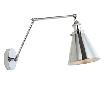 Rover 7" Adjustable Arm Metal LED Wall Sconce - JONATHAN Y